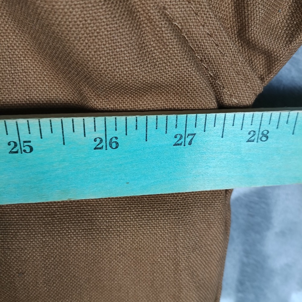 Dickies Work Jacket Mens 3XL Brown Duck Canvas Quilt Lined Reinforced Elbows - Picture 5 of 10